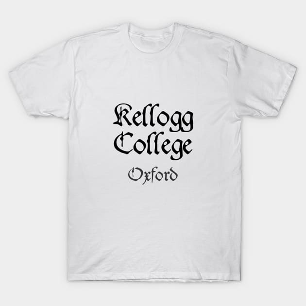 Oxford Kellogg College Medieval University T-Shirt by RetroGeek